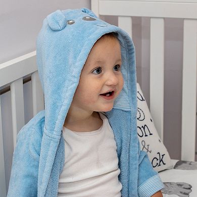 Baby Essentials Velour Hooded Bathrobe