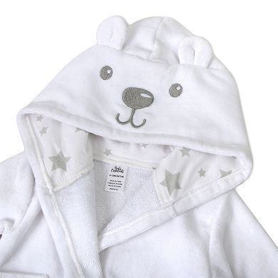 Baby Essentials Velour Hooded Bathrobe