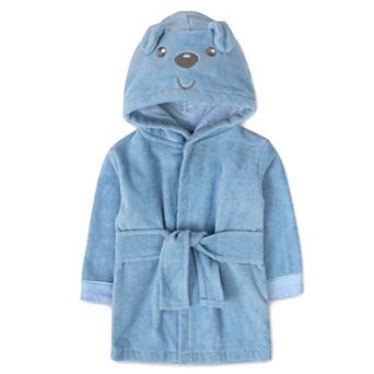 Baby Essentials Velour Hooded Bathrobe