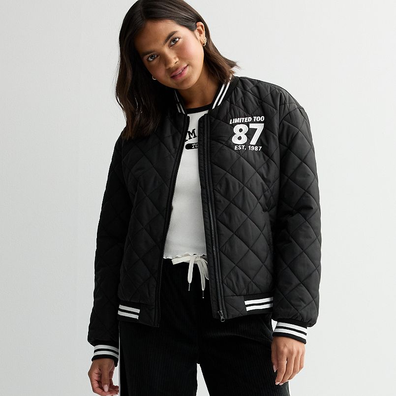 Women's Limited Too Quilted Bomber Jacket