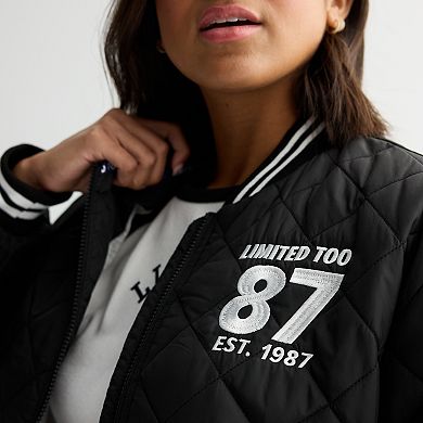 Women's Limited Too Quilted Bomber Jacket