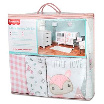 Fisher-Price 4 pc Nursery Bedding Set