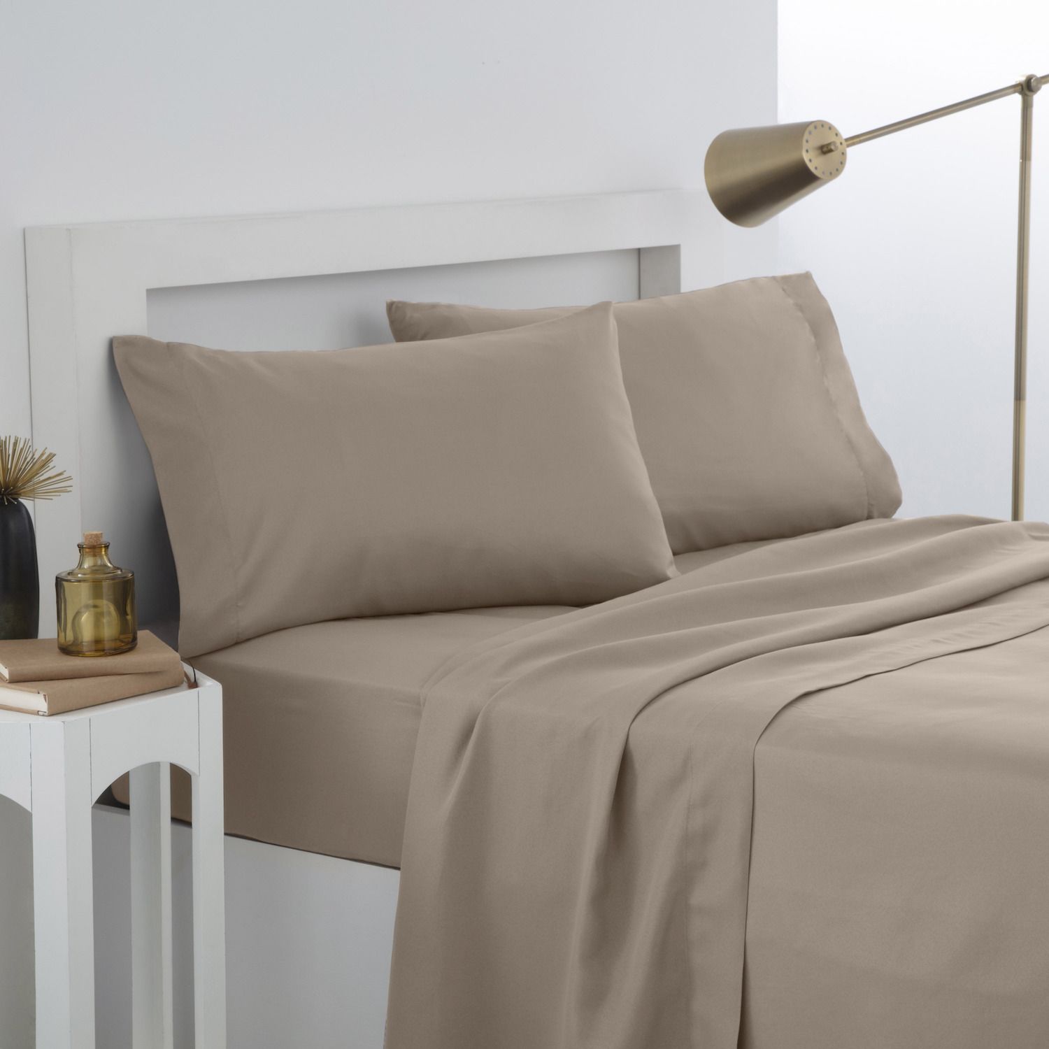 Martex Easy Living Bettlaken-Set – Kuschelweich, Knitterfrei & Super Bequem – Grau, Twin XL