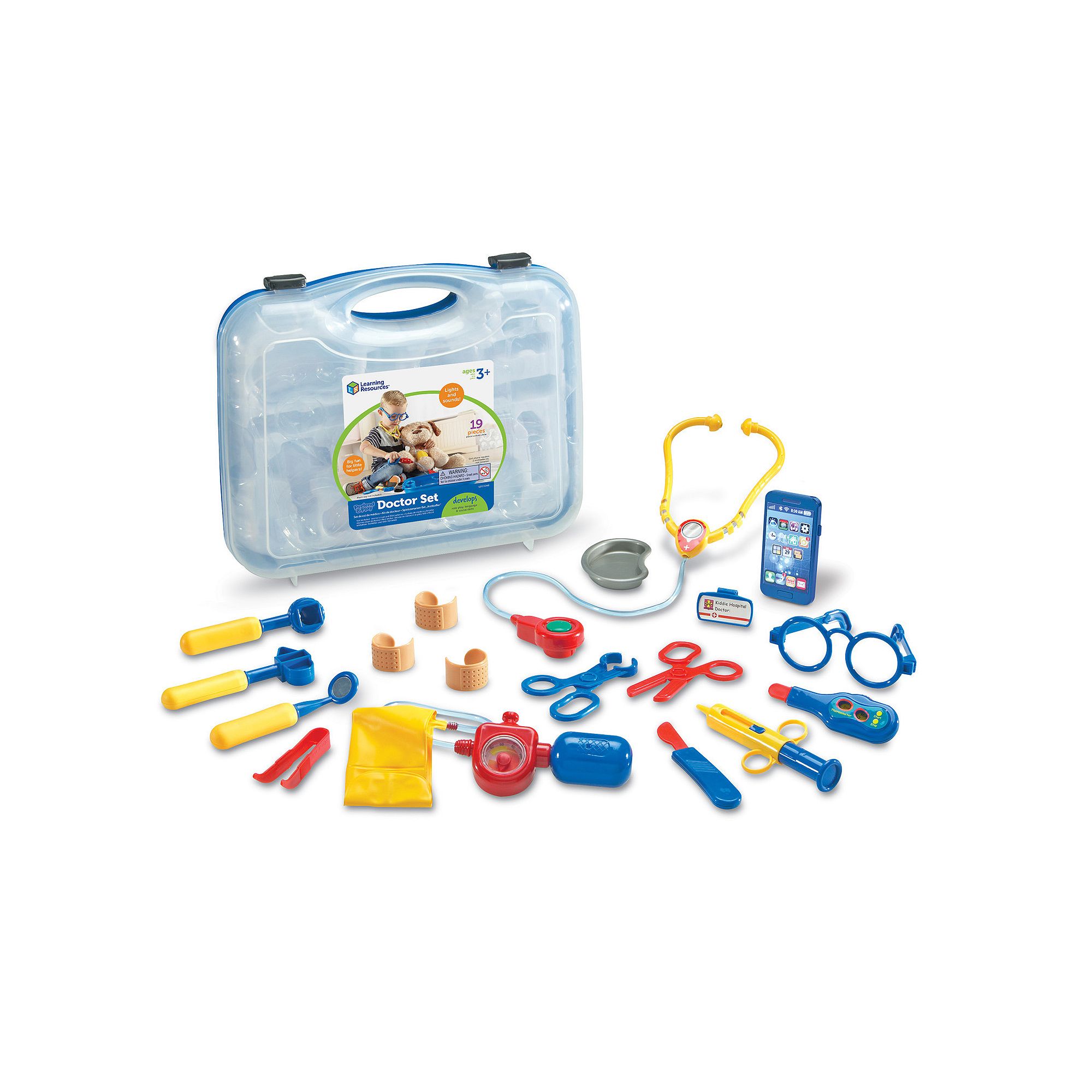 Learning Resources Pretend & Play Doctor Set, Blue