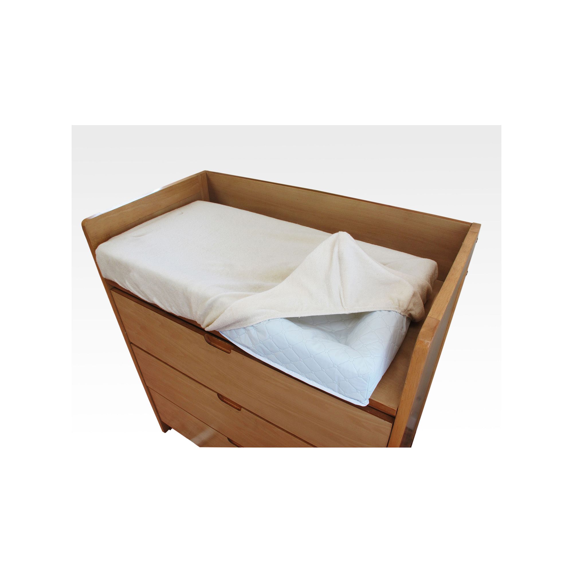 LA Baby Four-Sided Changing Pad & Cover Set, 30 Inch