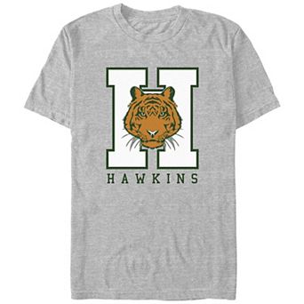 Big & Tall Stranger Things Hawkins Tiger Graphic Tee