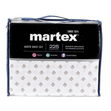 Martex 225 Thread Count Foulard Sheet Set