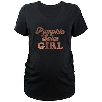 Maternity Pumpkin Spice Girl Graphic Tee