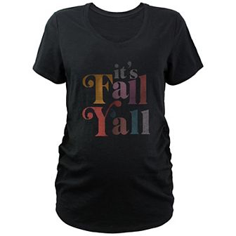 Maternity It's Fall Y'all Graphic Tee