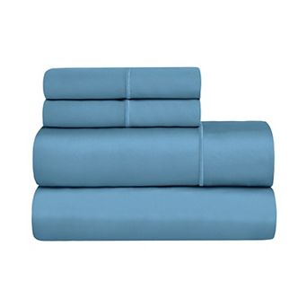 SUPERIOR Embroidered Egyptian Cotton 650 Thread Count Deep Pocket Sheet Set