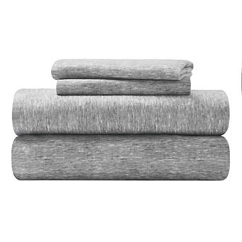 SUPERIOR Melange Flannel Cotton Two Toned Textured Deep Pocket Sheet Set