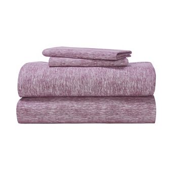 SUPERIOR Melange Flannel Cotton Two Toned Textured Deep Pocket Sheet Set