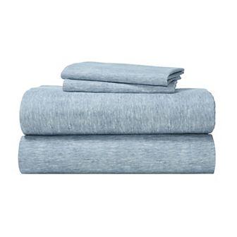 SUPERIOR Melange Flannel Cotton Two Toned Textured Deep Pocket Sheet Set