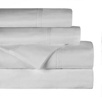 SUPERIOR Gina Organic Cotton 300 Thread Count Percale Deep Pocket Sheet Set