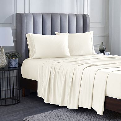 SUPERIOR Modal 400 Thread Count Lightweight Cooling Solid Deep Pocket Sheet Set