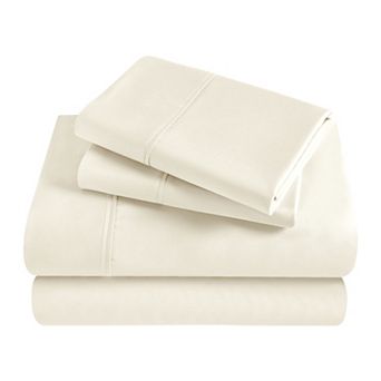 SUPERIOR Modal 400 Thread Count Lightweight Cooling Solid Deep Pocket Sheet Set