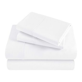 SUPERIOR Modal 400 Thread Count Lightweight Cooling Solid Deep Pocket Sheet Set