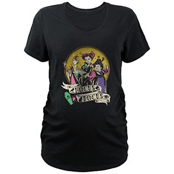 Disney's Hocus Pocus Sanderson Sisters Retro Maternity Graphic Tee