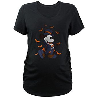 Disney's Mickey Mouse Vampire Costume Maternity Graphic Tee