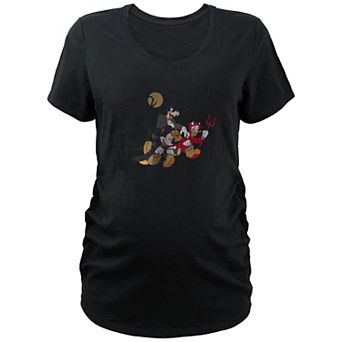 Disney's Mickey Mouse And Friends Trick Or Treaters Maternity Graphic Tee