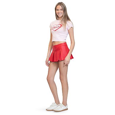 Juniors' madden girl Delulu Jacquard Crewneck Pullover