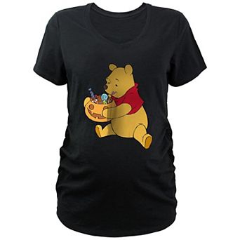 Disney's Winnie The Pooh Candy Eater Maternity Graphic Tee