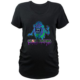 Maternity Ghostbusters Ghost Slimer Graphic Tee