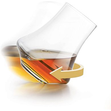 Final Touch Revolve Roll & Spin Spirits Tasting Glass