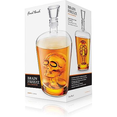 Final Touch Glass Brain Freeze Decanter