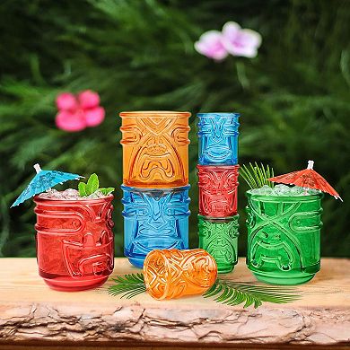 Final Touch Tiki Tumblers Set Of 4 Tumblers