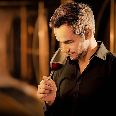 Final Touch Iso Wine Tasting Crystal Glasses Set Of 6