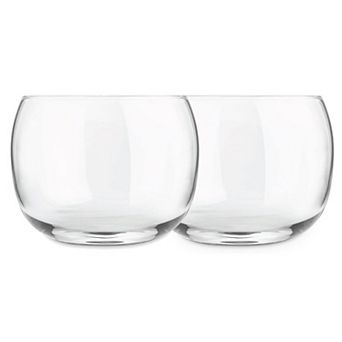 Final Touch Revolve Spinning Cocktail Glass Set Of 2