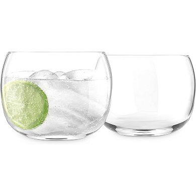 Final Touch Revolve Spinning Cocktail Glass Set Of 2
