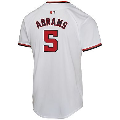 Youth Nike CJ Abrams White Washington Nationals Home Game Player Jersey
