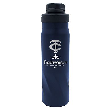 WinCraft Minnesota Twins 2024 MLB x Budweiser 20oz. Morgan Water Bottle
