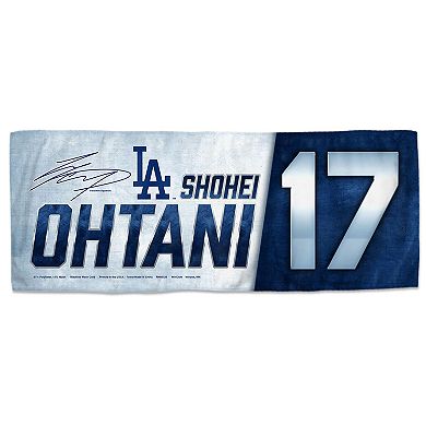 WinCraft Shohei Ohtani Los Angeles Dodgers 12” x 30” Double-Sided Cooling Towel
