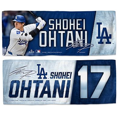 WinCraft Shohei Ohtani Los Angeles Dodgers 12” x 30” Double-Sided Cooling Towel