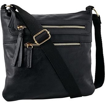 ellos Multi-Zip Crossbody Bag