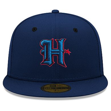 Men's New Era Navy Houston Texans Omaha 59FIFTY Fitted Hat