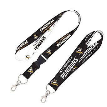WinCraft Pittsburgh Penguins 2-Pack Lanyard with Detachable Buckle & Key Strap Set
