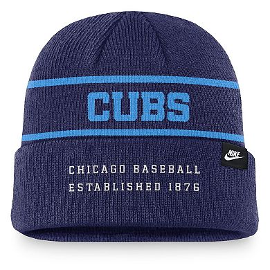 Men's Nike Royal Chicago Cubs Cooperstown Collection Rewind Terra Cuffed Knit Hat