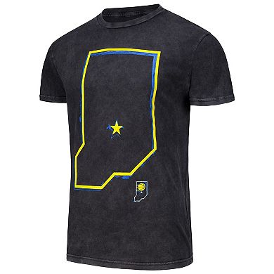 Unisex Stadium Essentials Black Indiana Pacers Vintage T-Shirt