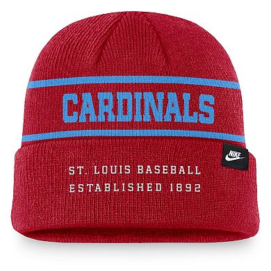 Men's Nike Red St. Louis Cardinals Cooperstown Collection Rewind Terra Cuffed Knit Hat