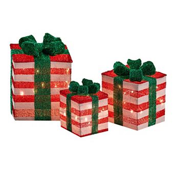 Brylanehome Pre-lit Gift Boxes, Set Of 3