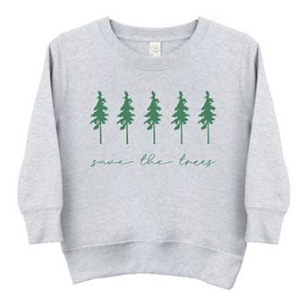 Save The Trees Toddler Graphic Sweatshirt