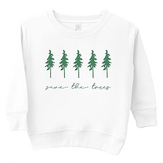Save The Trees Toddler Graphic Sweatshirt