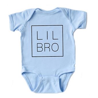 Lil Bro Square Baby Bodysuit