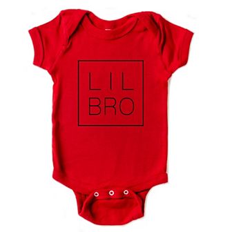 Lil Bro Square Baby Bodysuit