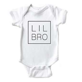 Lil Bro Square Baby Bodysuit