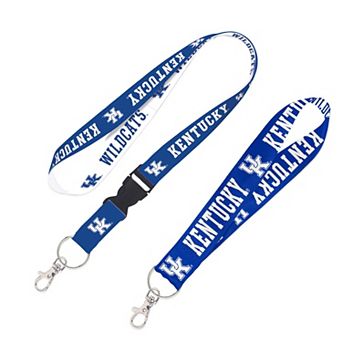 WinCraft Kentucky Wildcats 2-Pack Lanyard with Detachable Buckle & Key Strap Set
